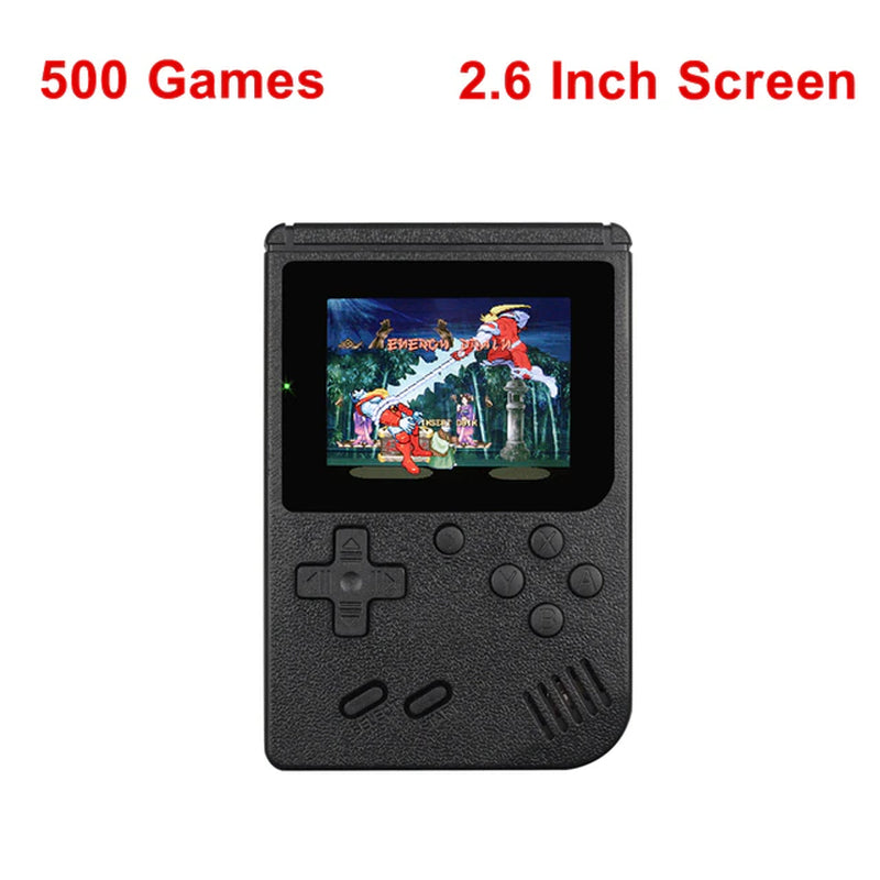 Retro Portable Mini Handheld Video Game Console 8-Bit 3.0 Inch Color LCD Kids Color Game Player Built-In 400 Games