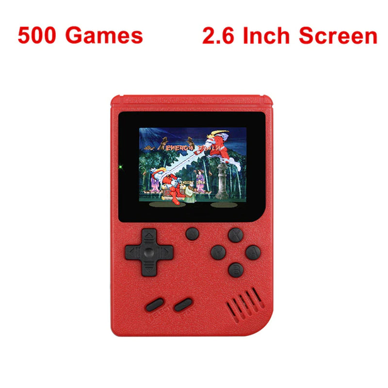 Retro Portable Mini Handheld Video Game Console 8-Bit 3.0 Inch Color LCD Kids Color Game Player Built-In 400 Games