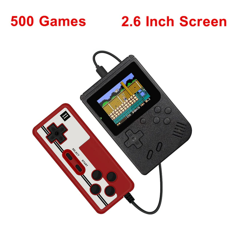 Retro Portable Mini Handheld Video Game Console 8-Bit 3.0 Inch Color LCD Kids Color Game Player Built-In 400 Games